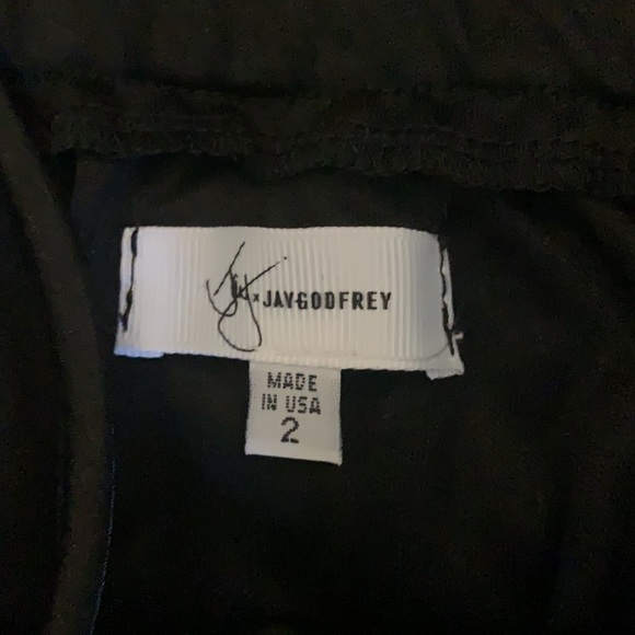 Black sequin jumpsuit. Size 2.JAYGODFREY - Picture 9 of 13